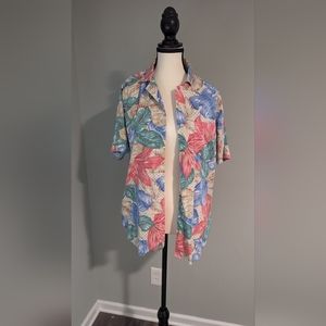 Unisex Hawaiian Short Sleeve Button Up